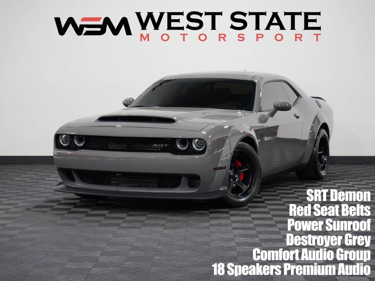 DESTROYER GREY, 2018 DODGE CHALLENGER Image 1