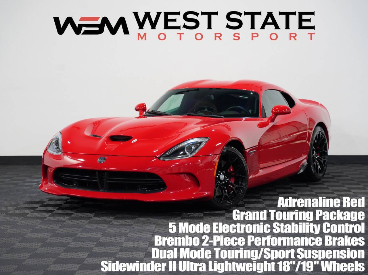 ADRENALINE RED, 2015 DODGE VIPER Image 1