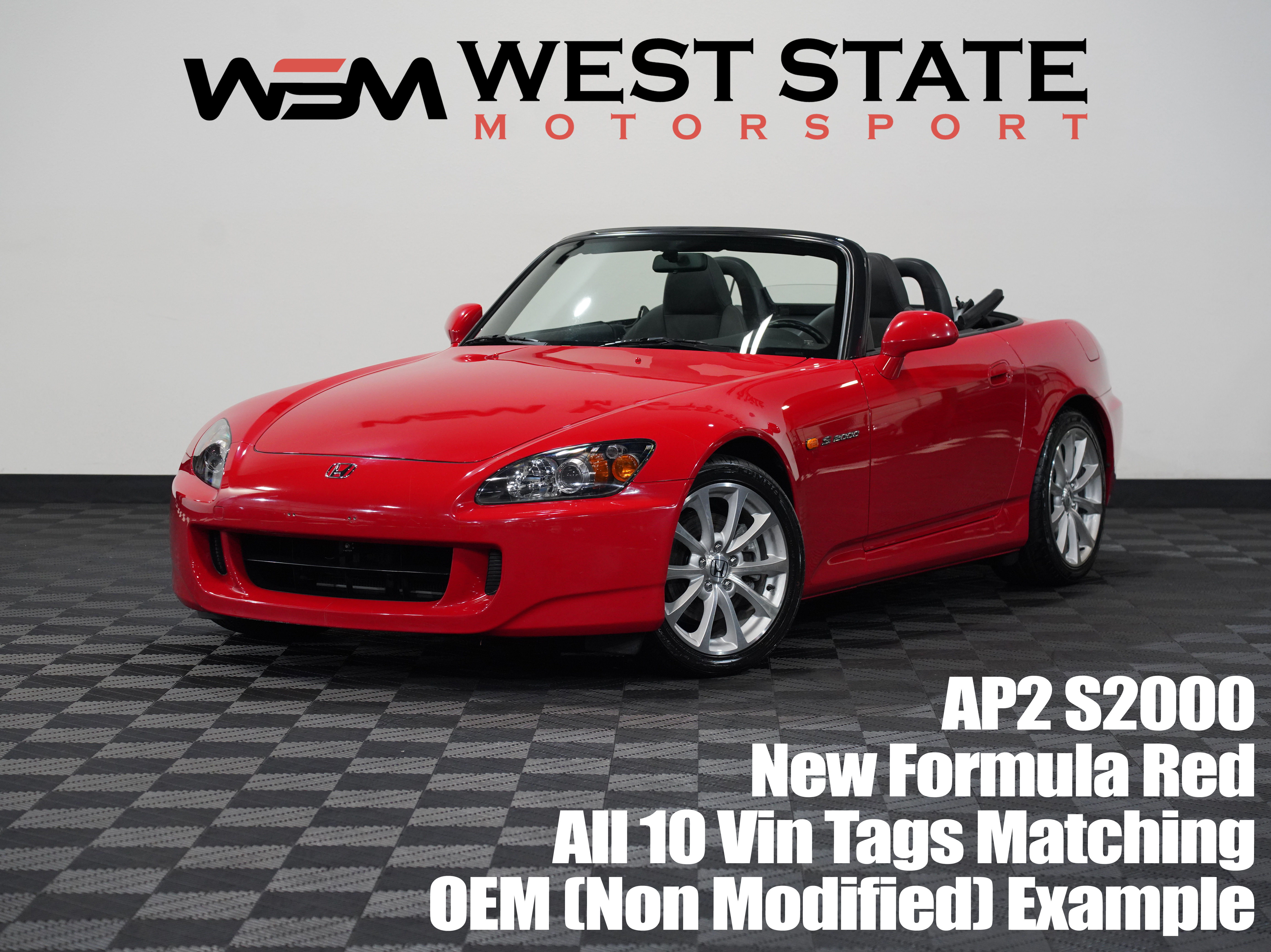 RED, 2007 HONDA S2000 Image 1