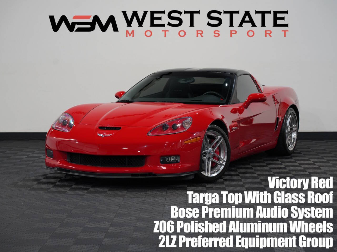 RED, 2007 CHEVROLET CORVETTE Image 1