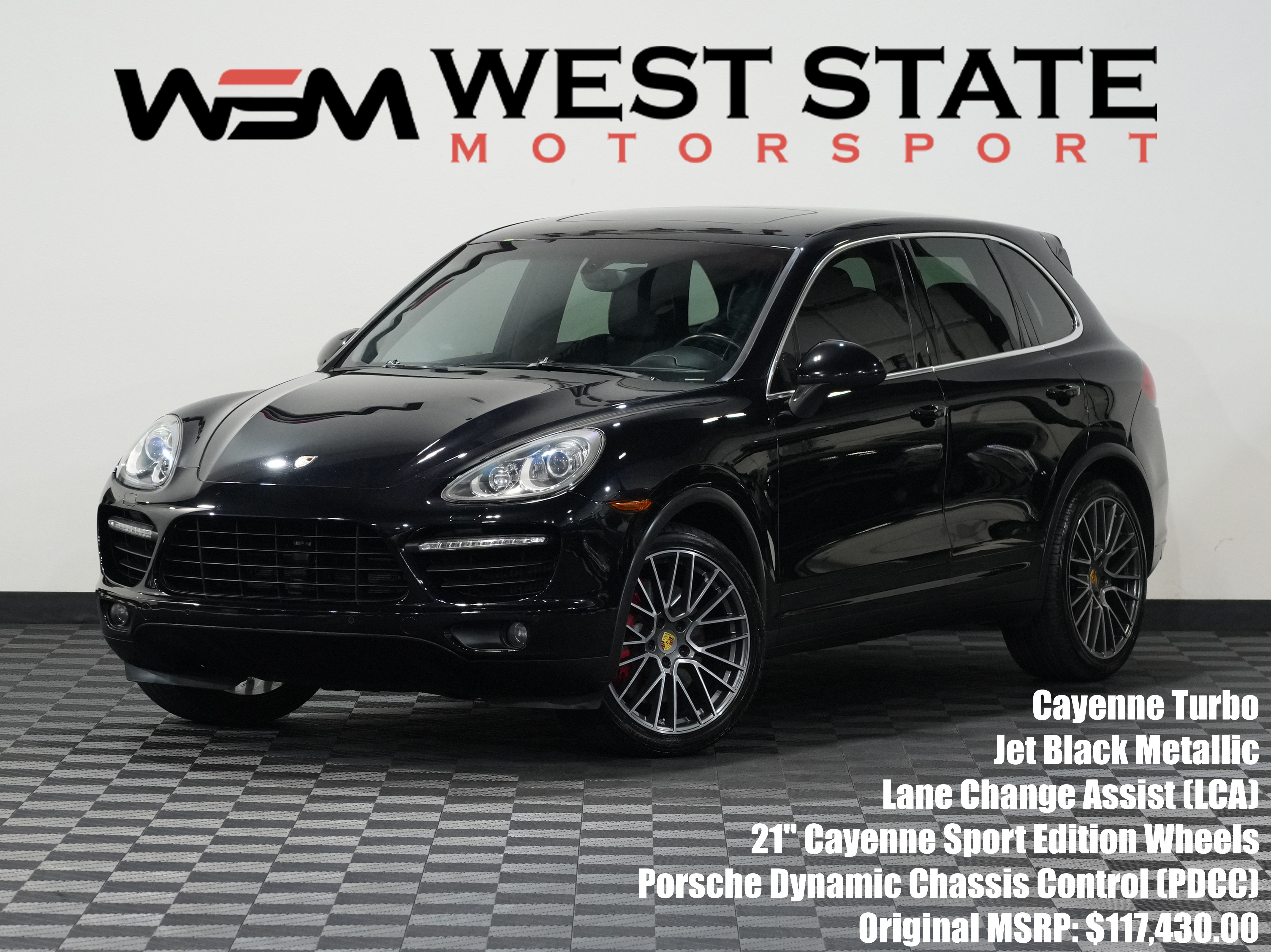 BLACK, 2011 PORSCHE CAYENNE Image 1