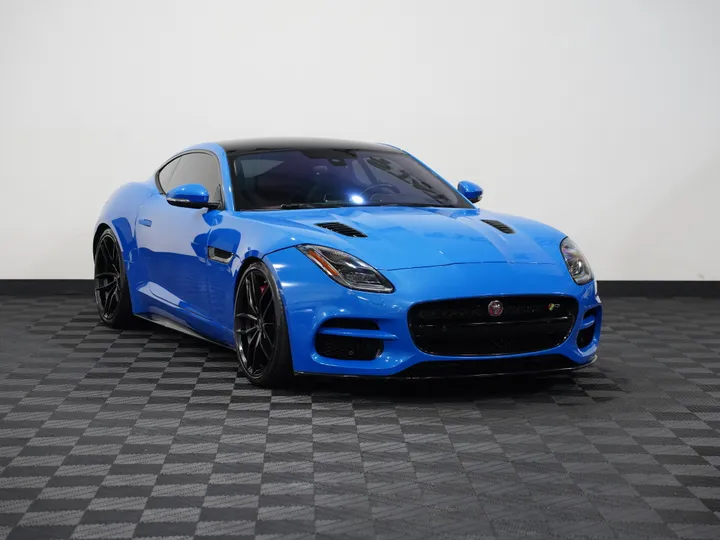 BLUE, 2018 JAGUAR F-TYPE Image 5
