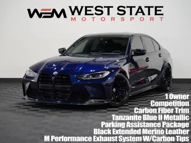 TANZANITE BLUE II METALLIC, 2023 BMW M3 Image 