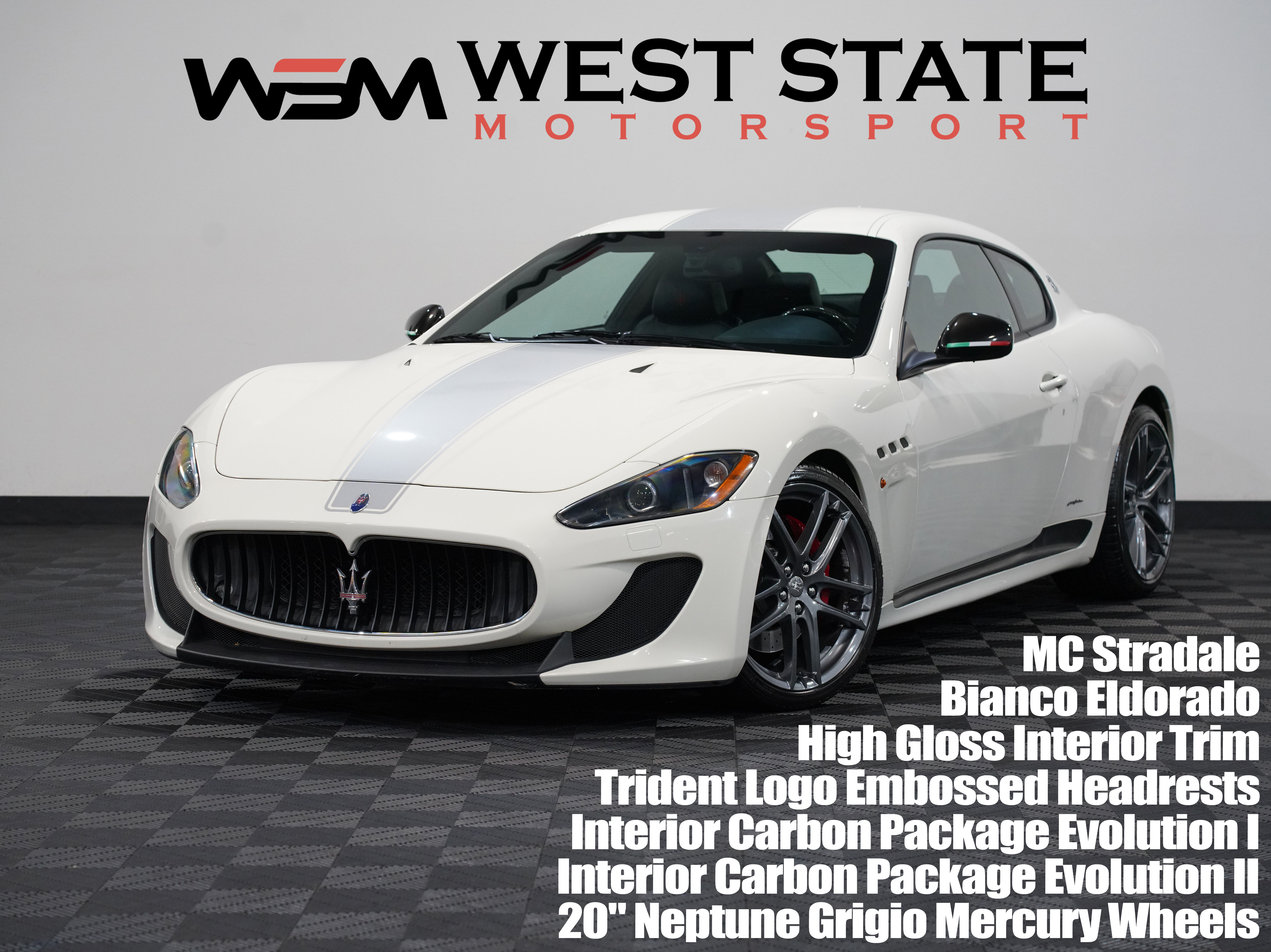 BIANCO ELDORADO, 2012 MASERATI GRANTURISMO Image 