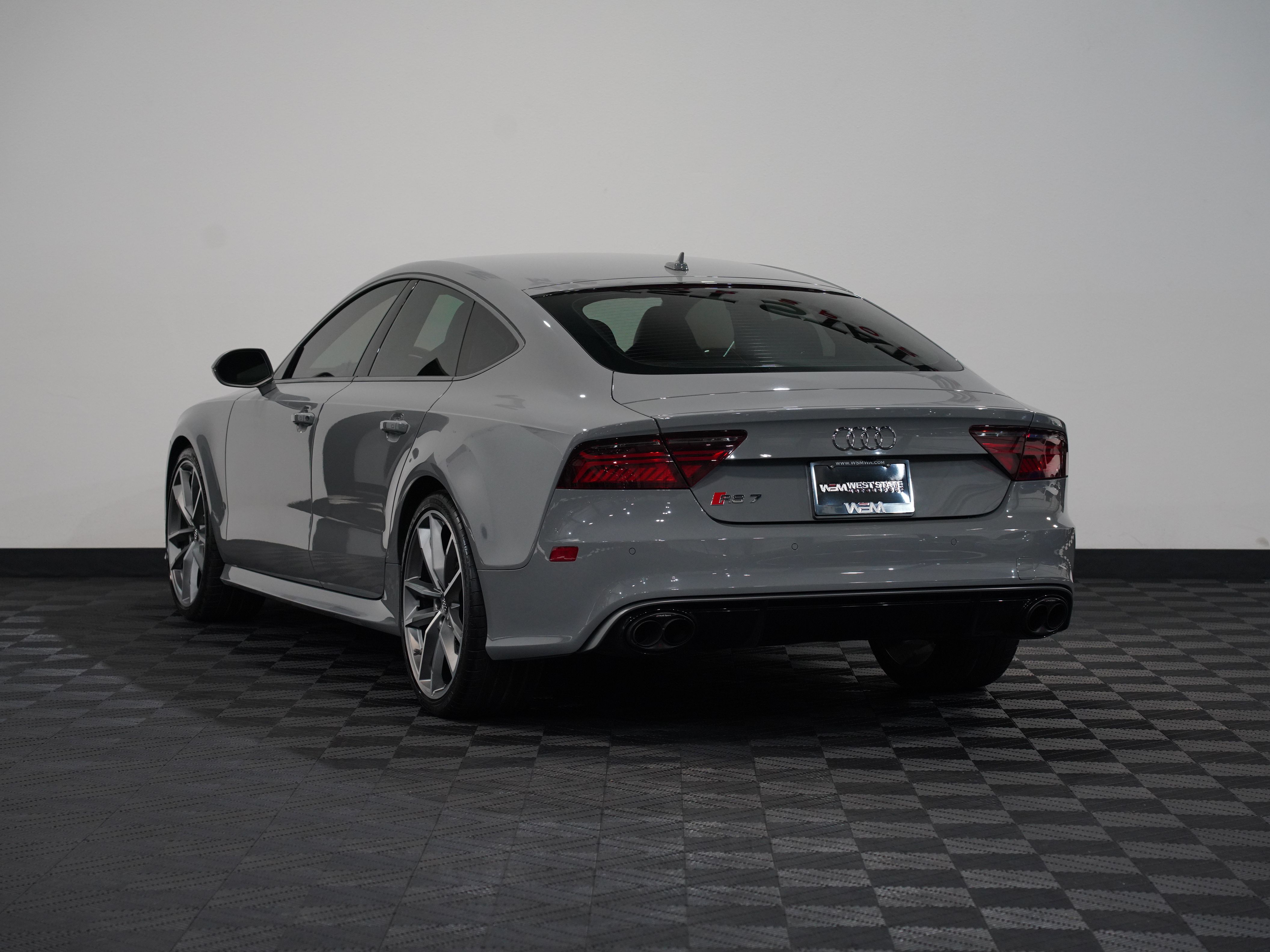 GRAY, 2017 AUDI RS 7 Image 8