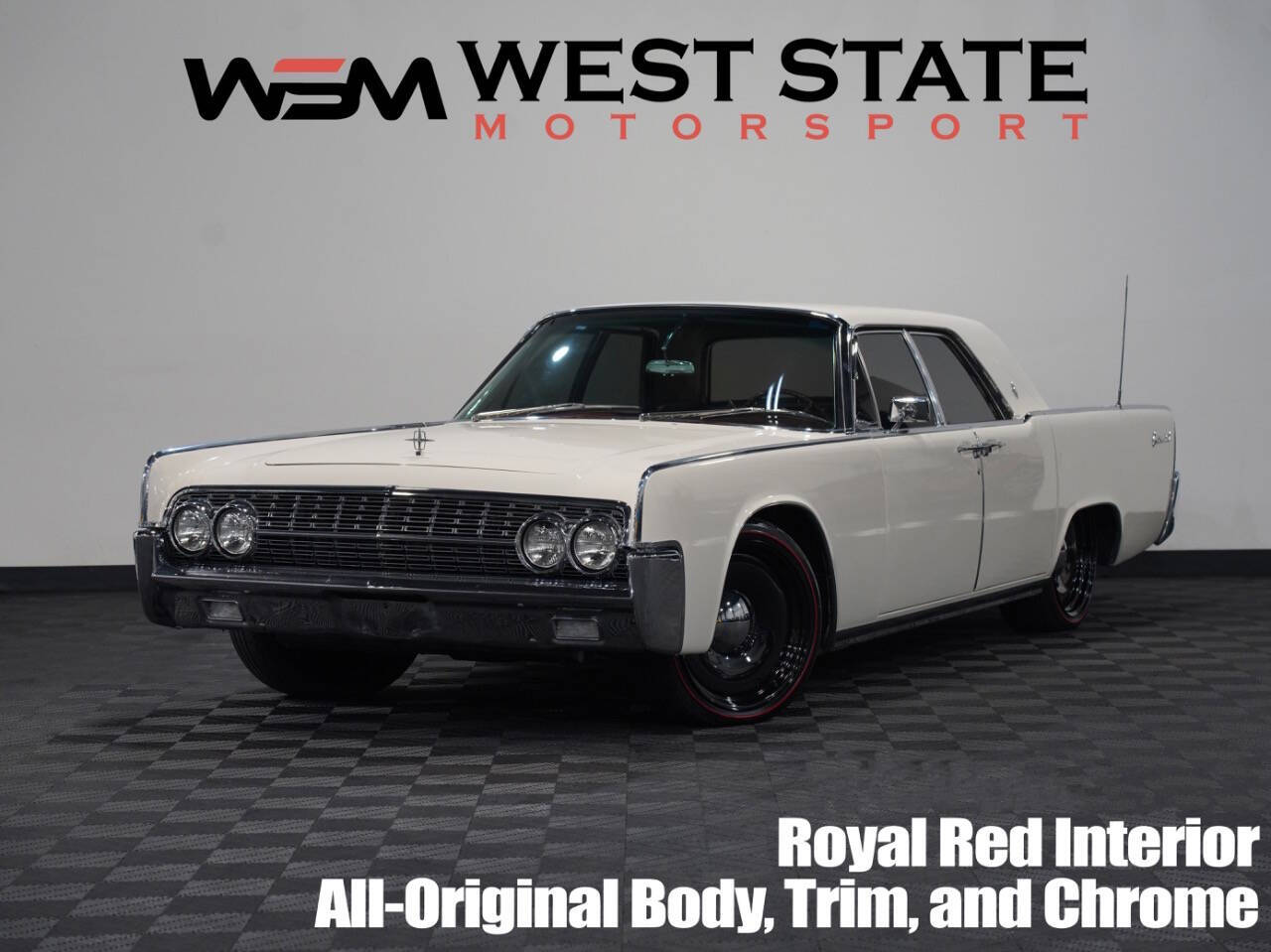 WHITE, 1962 LINCOLN CONTINENTAL Image 