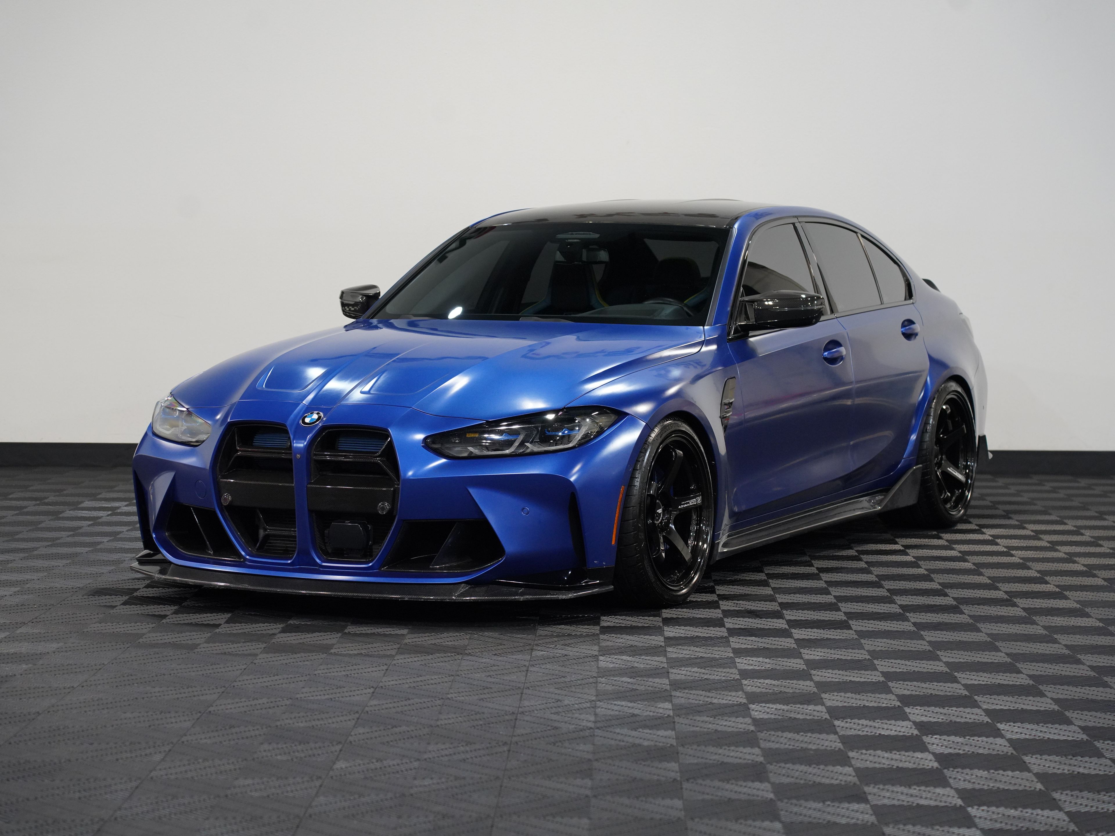 BLUE, 2021 BMW M3 Image 3