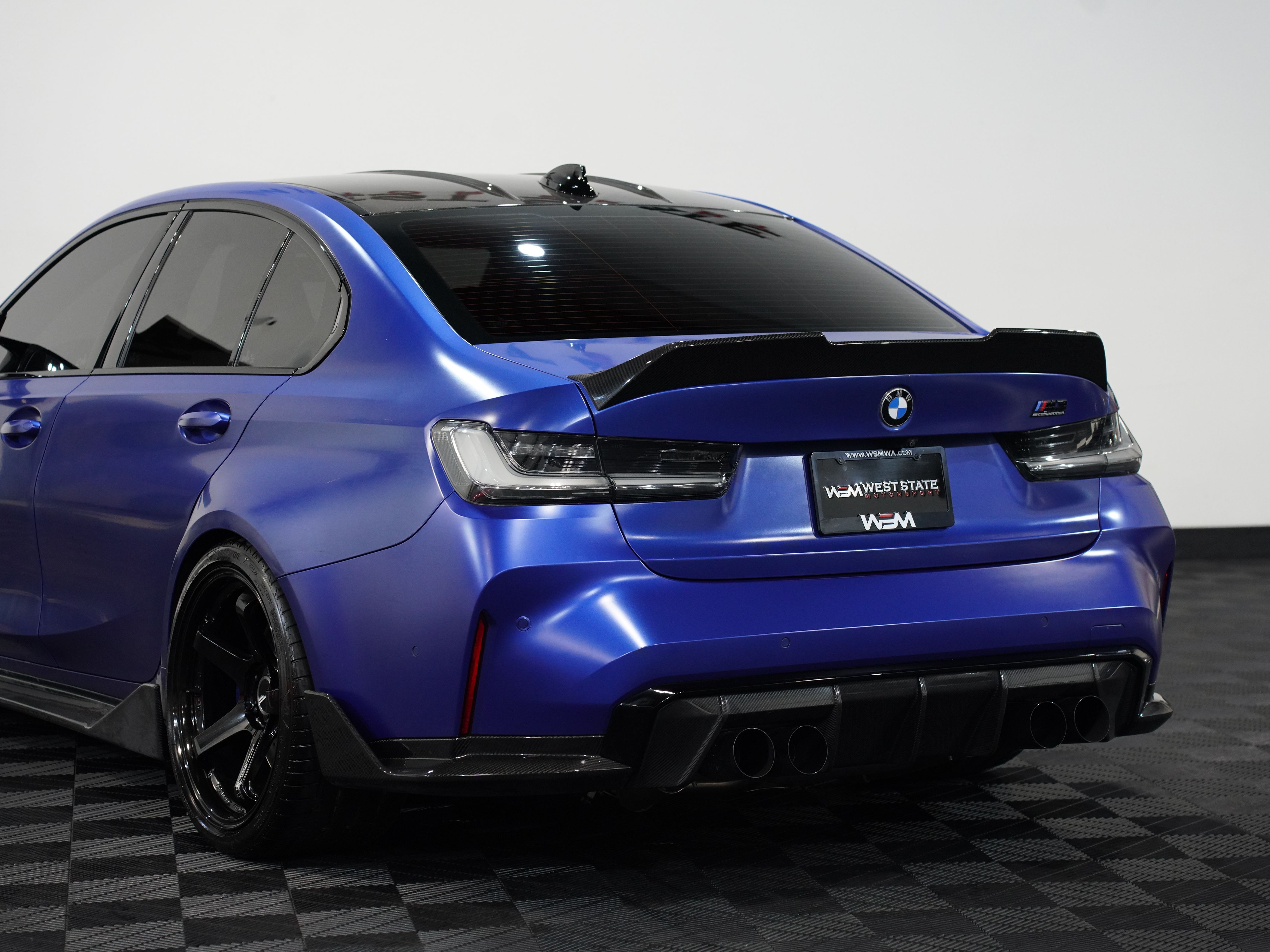 BLUE, 2021 BMW M3 Image 18