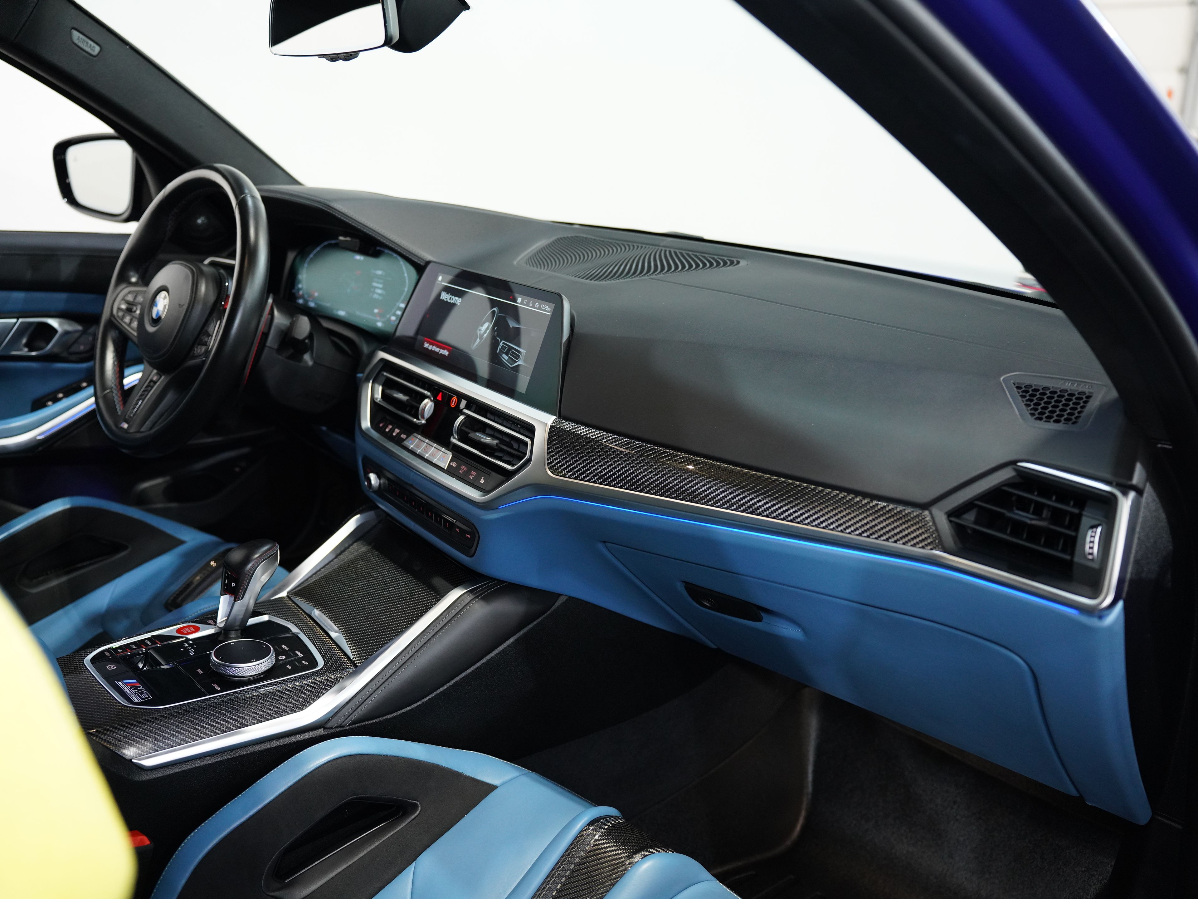 BLUE, 2021 BMW M3 Image 37