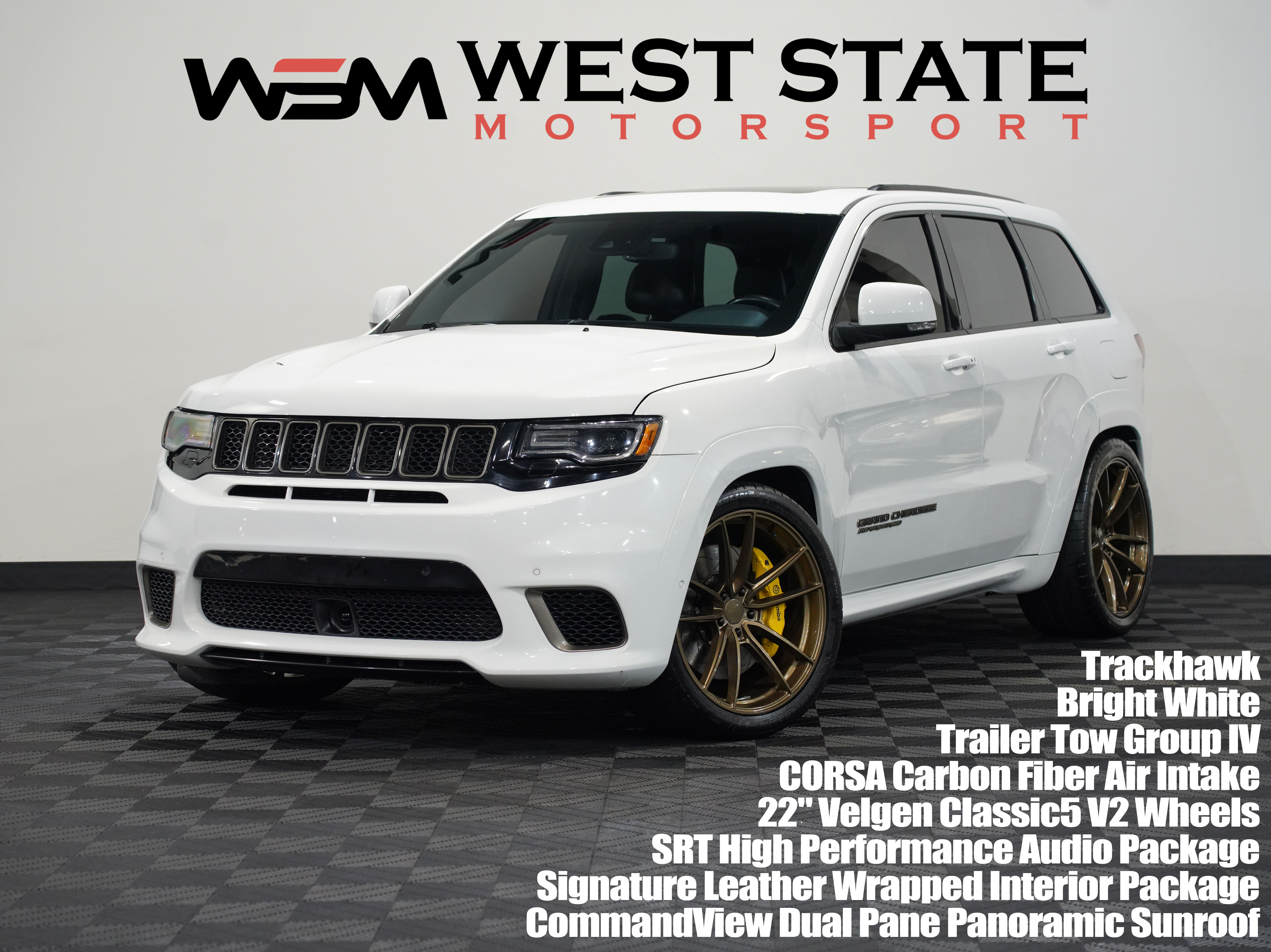 WHITE, 2018 JEEP GRAND CHEROKEE Image 