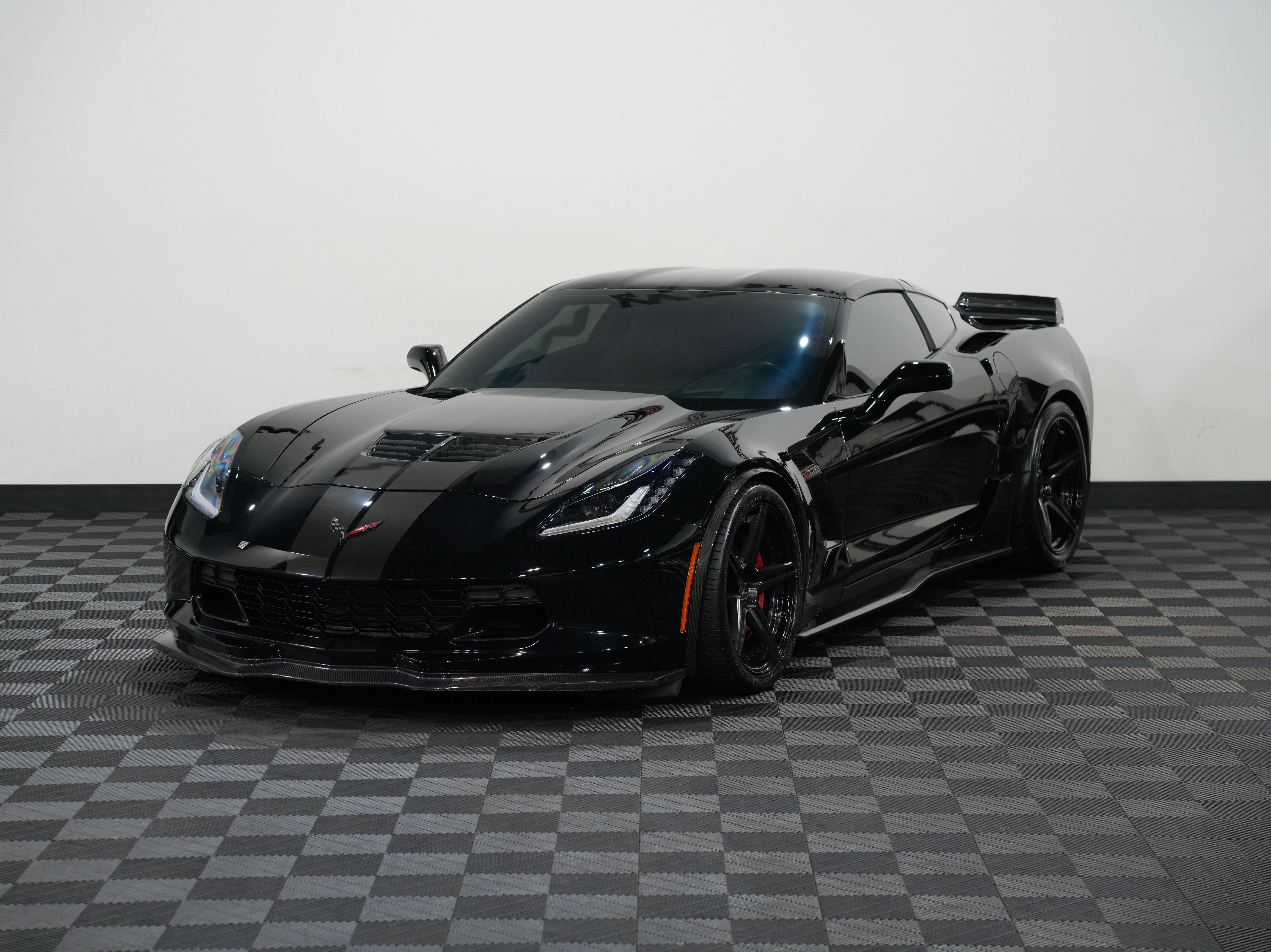 BLACK, 2019 CHEVROLET CORVETTE Image 3