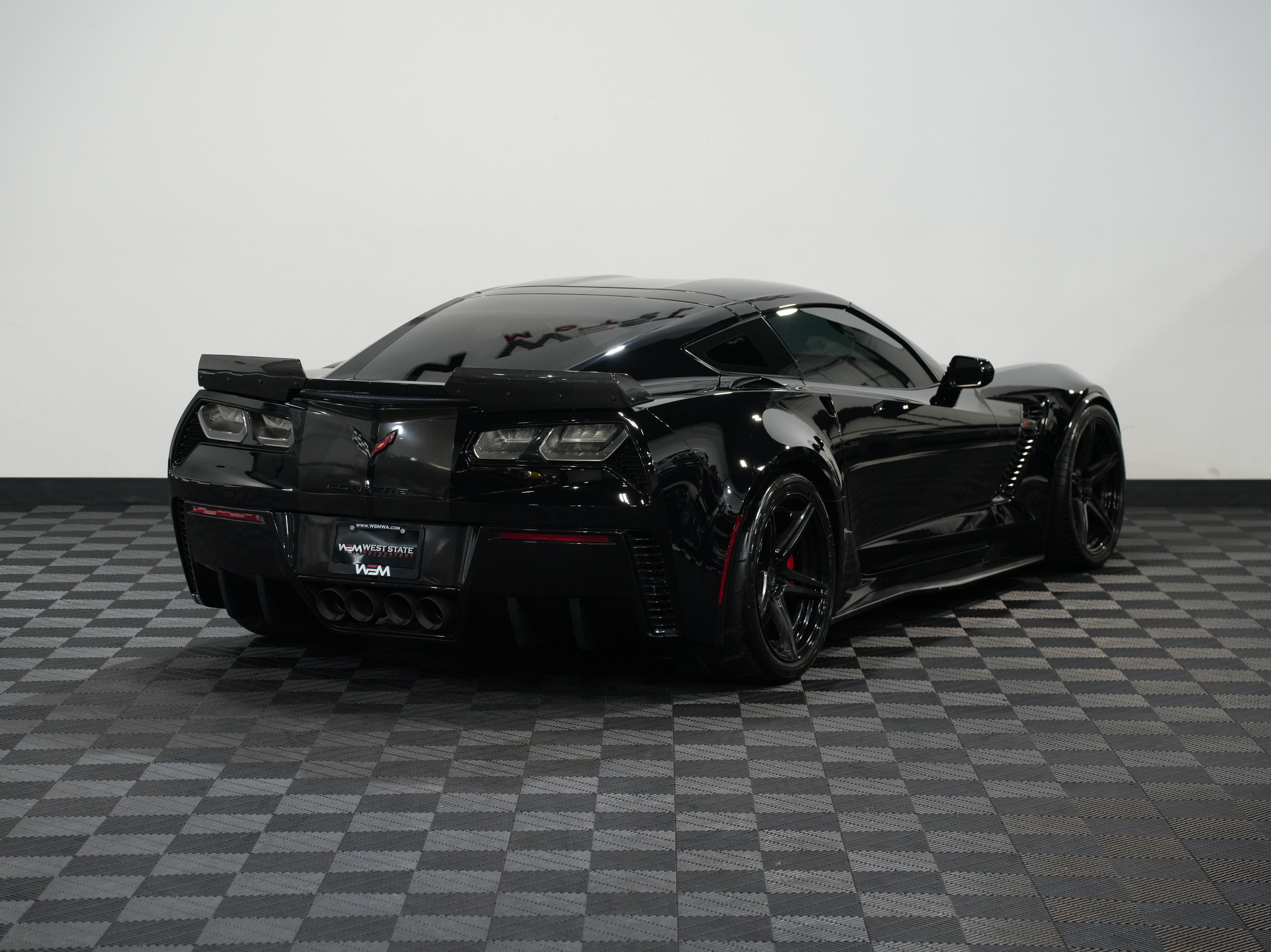 BLACK, 2019 CHEVROLET CORVETTE Image 6