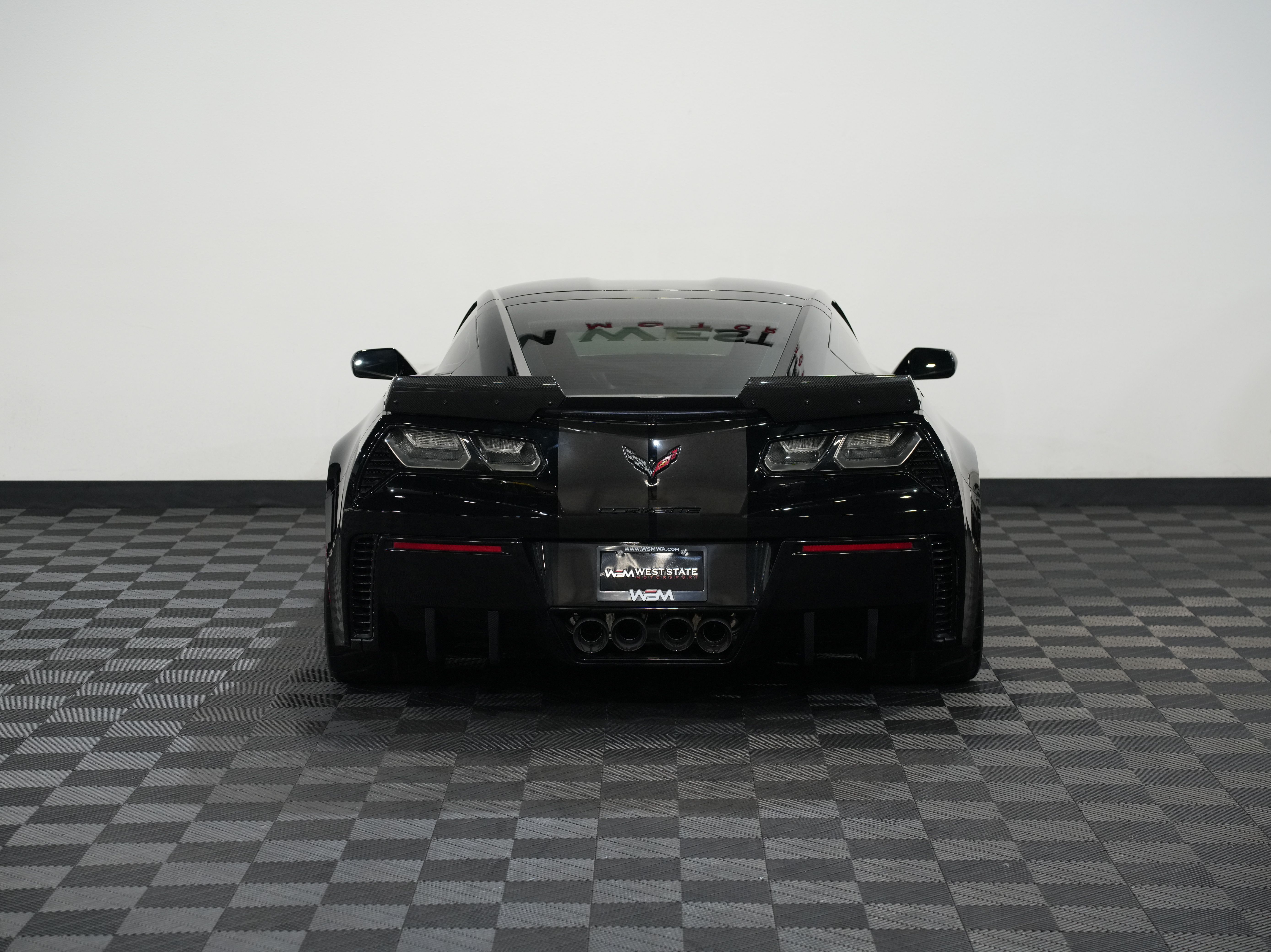 BLACK, 2019 CHEVROLET CORVETTE Image 7