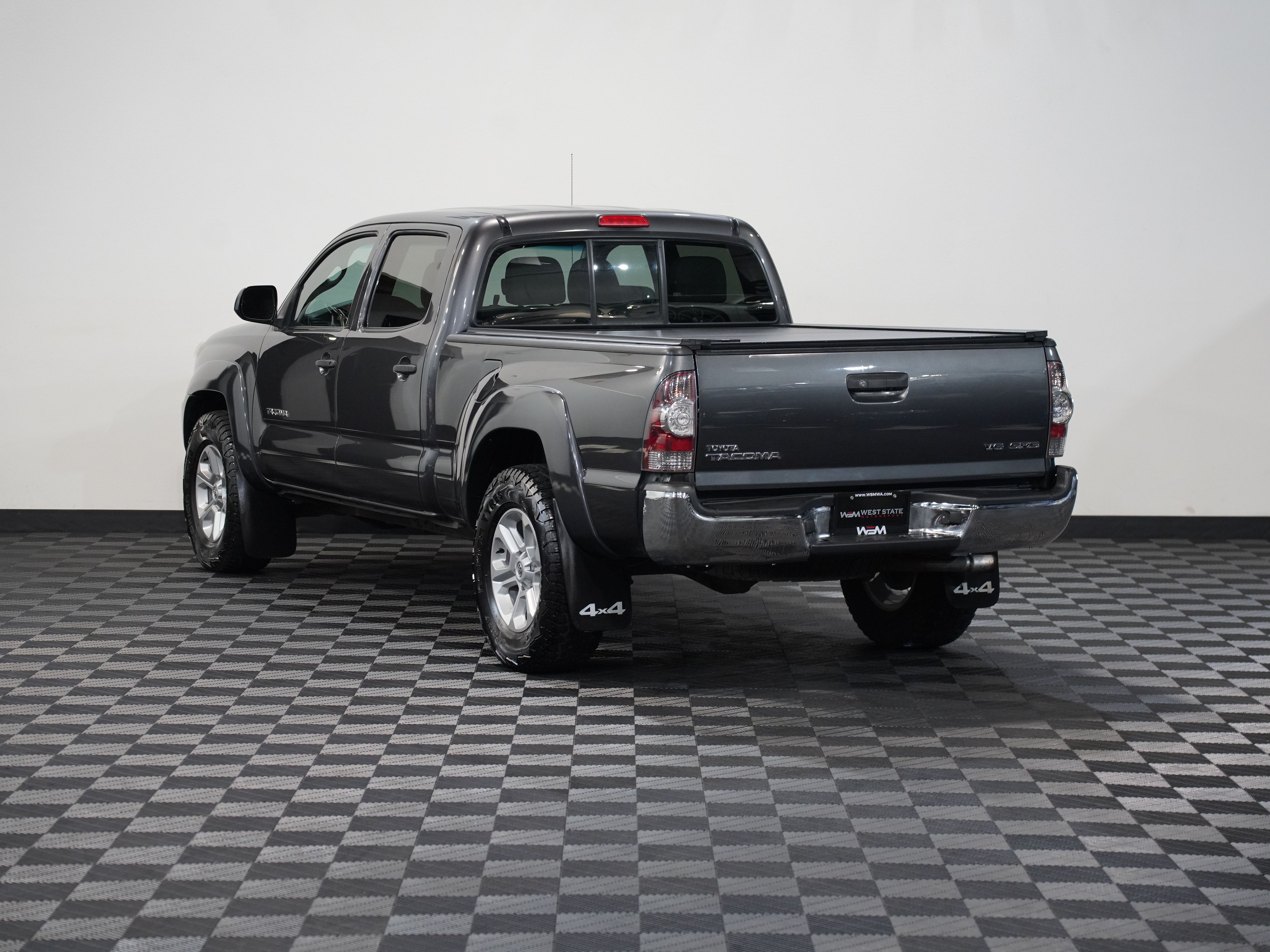 GRAY, 2013 TOYOTA TACOMA DOUBLE CAB Image 8