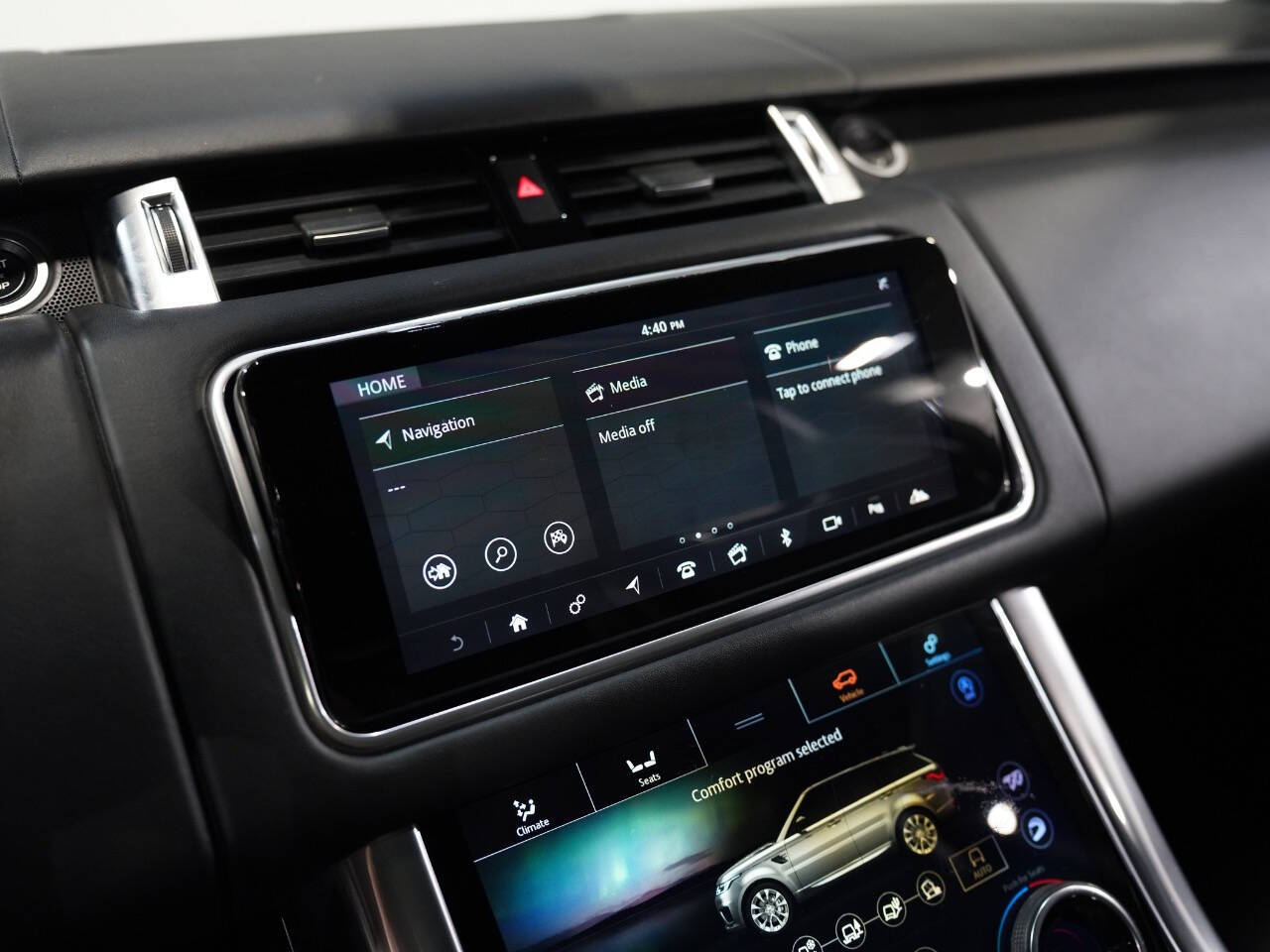 LIGURIAN BLACK W/SVO PREMIUM PALETTE BLACK ULTRA M, 2019 LAND ROVER RANGE ROVER SPORT Image 48