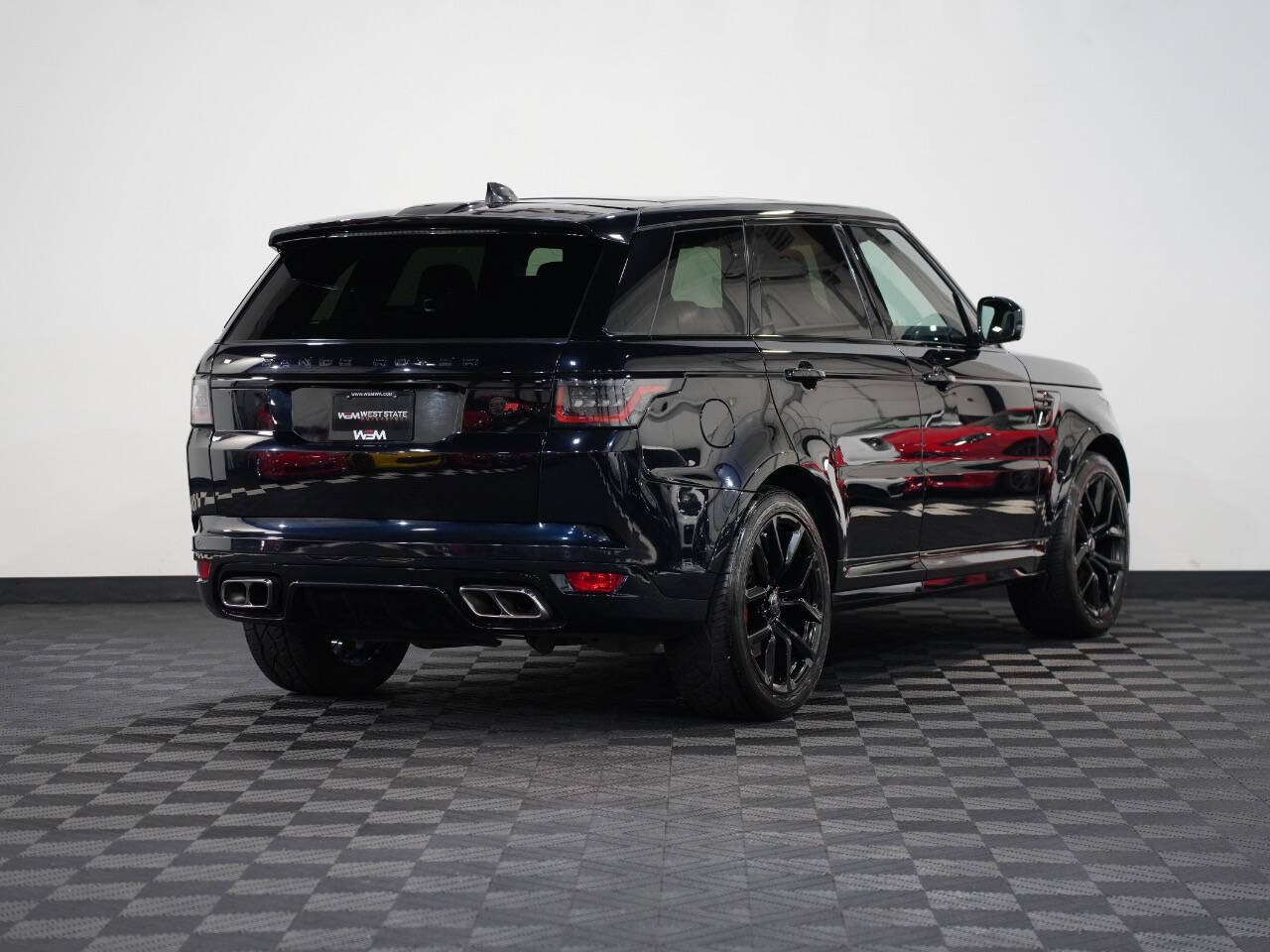 LIGURIAN BLACK W/SVO PREMIUM PALETTE BLACK ULTRA M, 2019 LAND ROVER RANGE ROVER SPORT Image 6