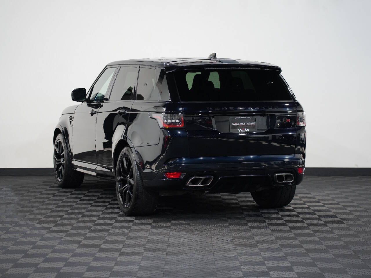 LIGURIAN BLACK W/SVO PREMIUM PALETTE BLACK ULTRA M, 2019 LAND ROVER RANGE ROVER SPORT Image 8