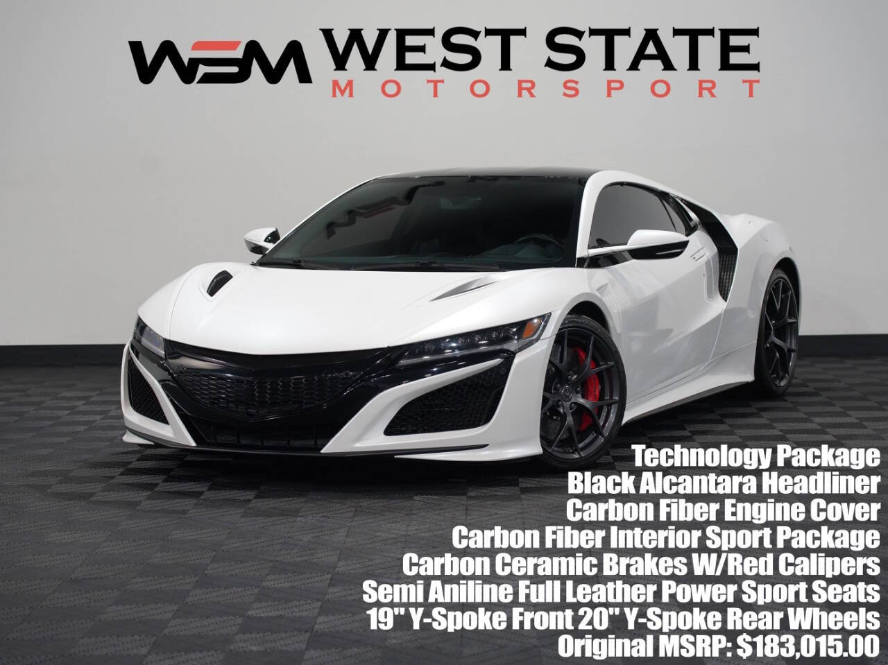 SOURCE SILVER METALLIC, 2017 ACURA NSX Image 
