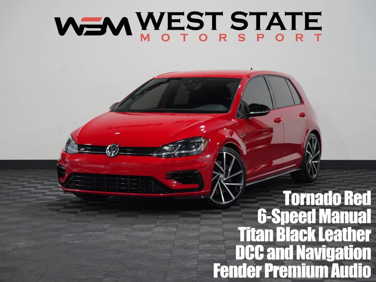 TORNADO RED, 2019 VOLKSWAGEN GOLF R Image 