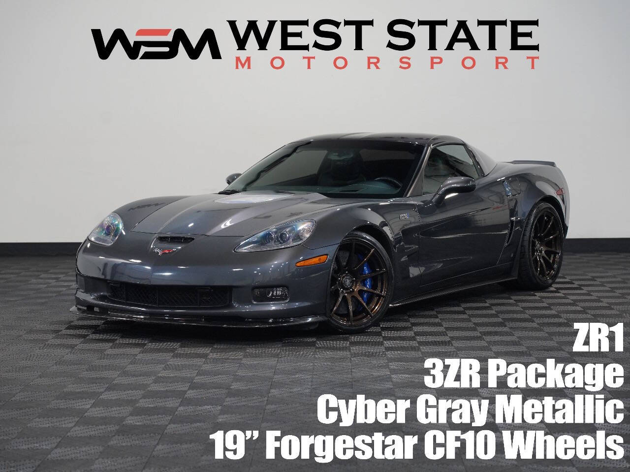 CYBER GRAY METALLIC, 2009 CHEVROLET CORVETTE Image 