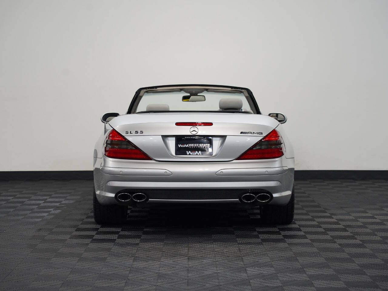 BRILLIANT SILVER METALLIC, 2003 MERCEDES-BENZ SL-CLASS Image 8