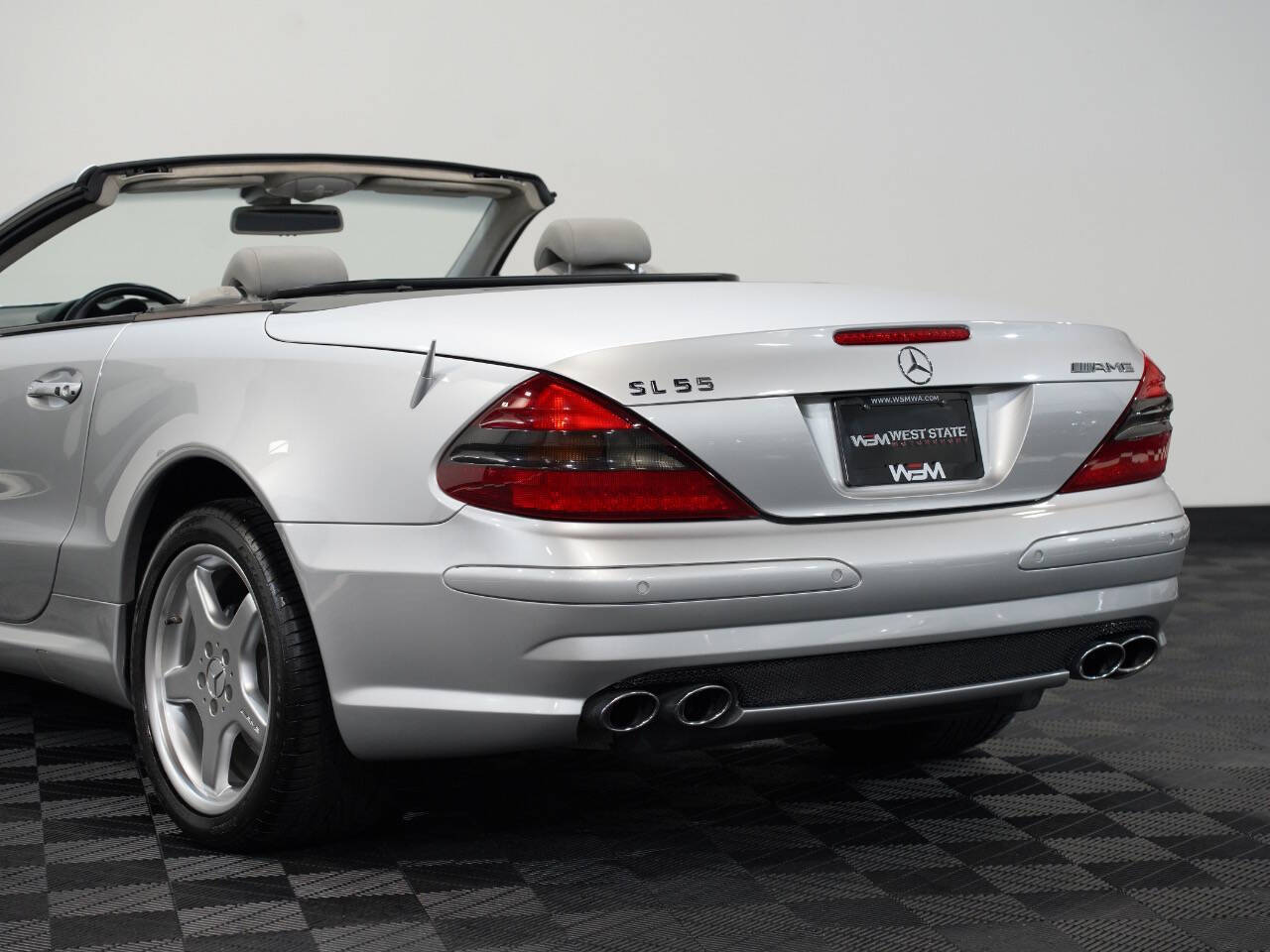 BRILLIANT SILVER METALLIC, 2003 MERCEDES-BENZ SL-CLASS Image 17