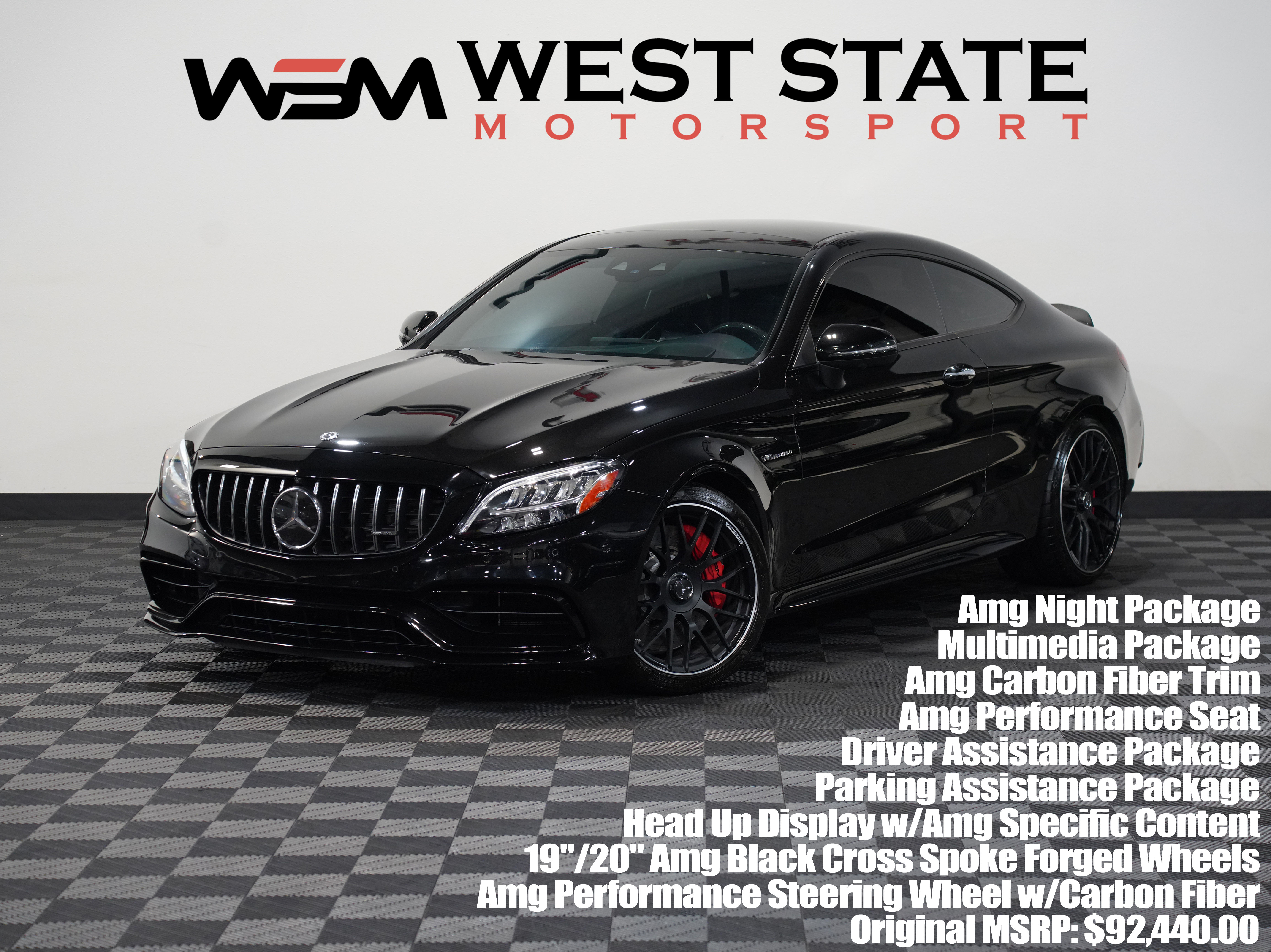 2020 MERCEDES-BENZ MERCEDES-AMG C-CLASS Image 1