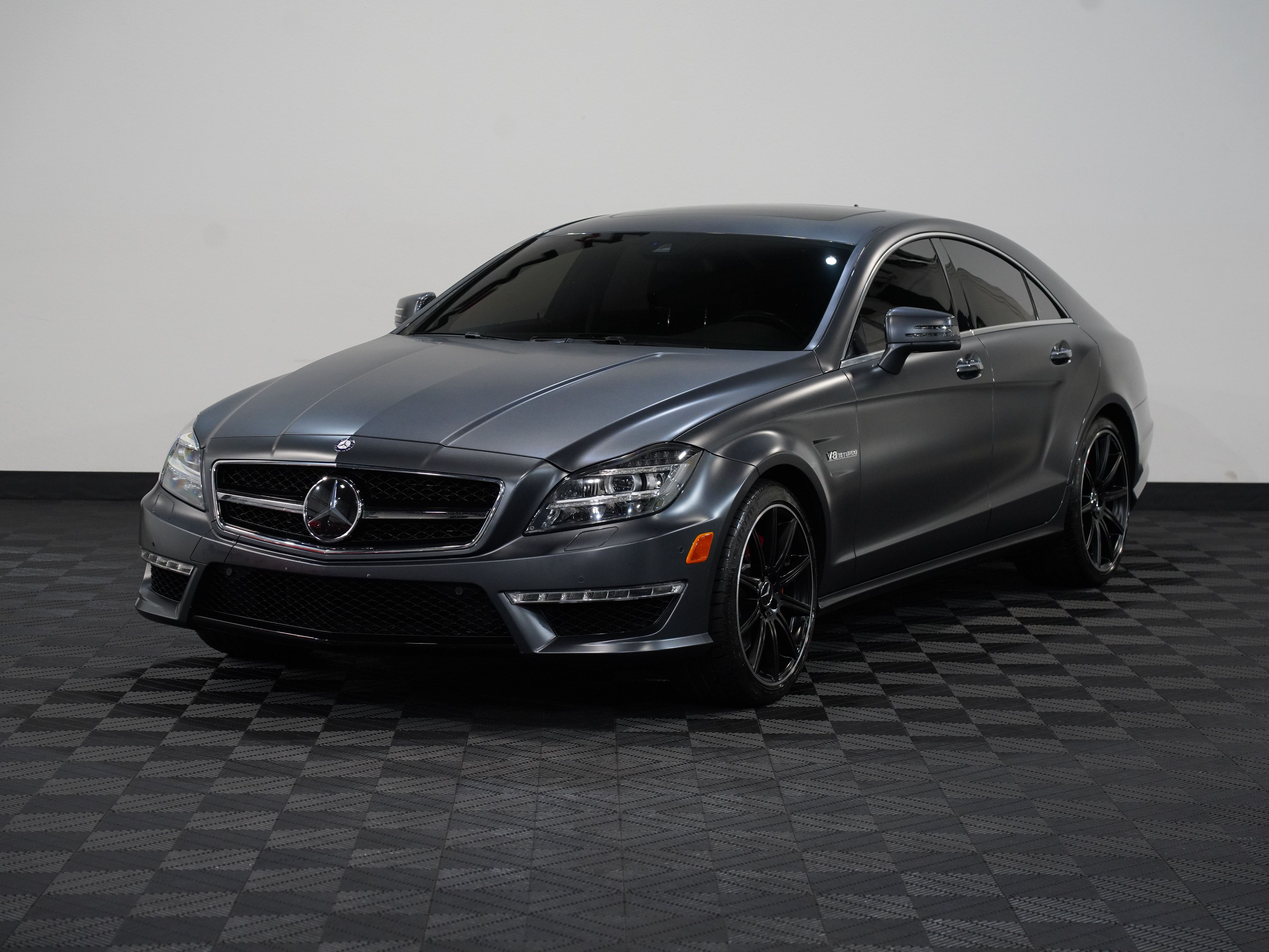 GRAY, 2014 MERCEDES-BENZ CLS-CLASS Image 3