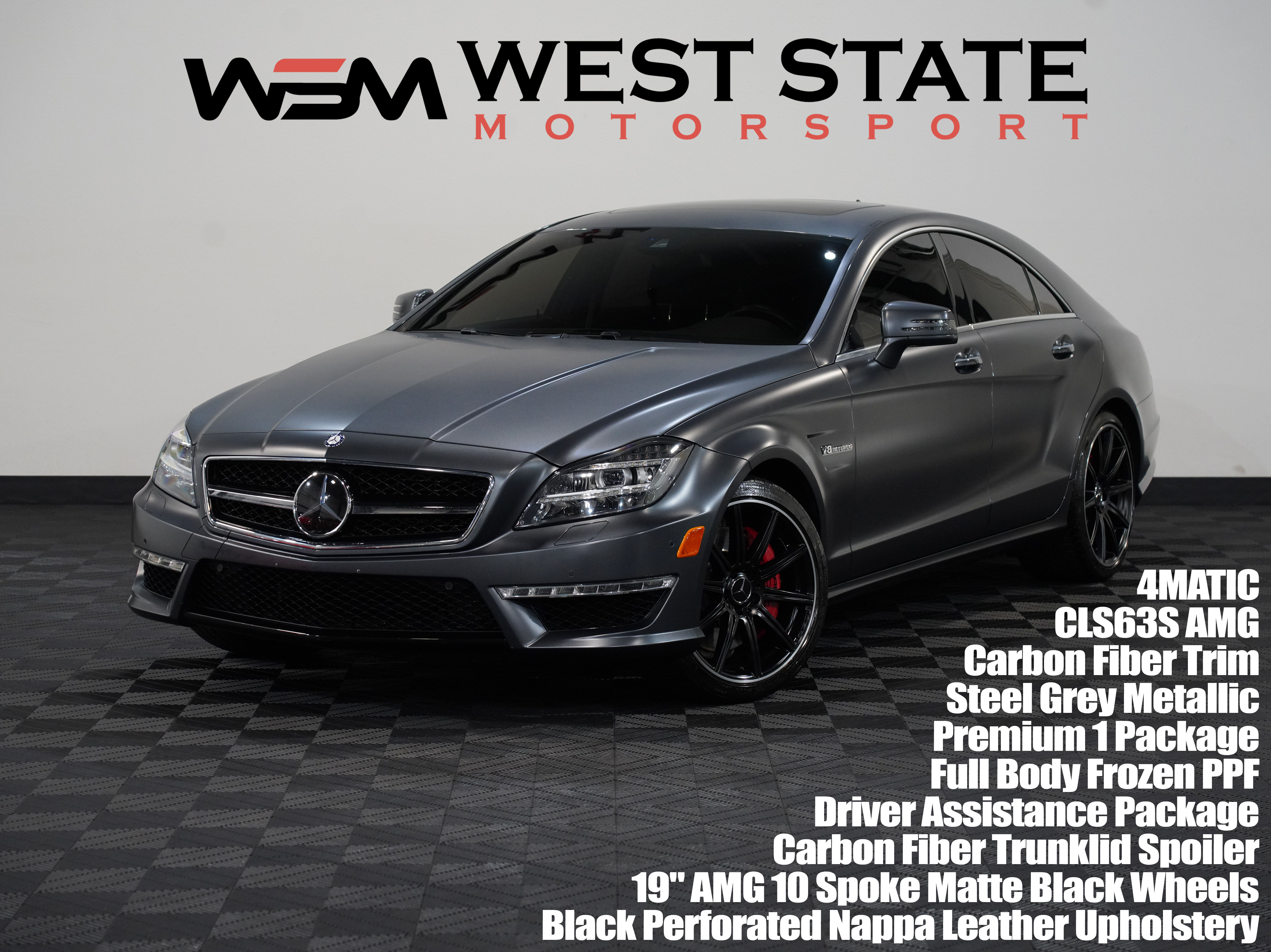 GRAY, 2014 MERCEDES-BENZ CLS-CLASS Image 1