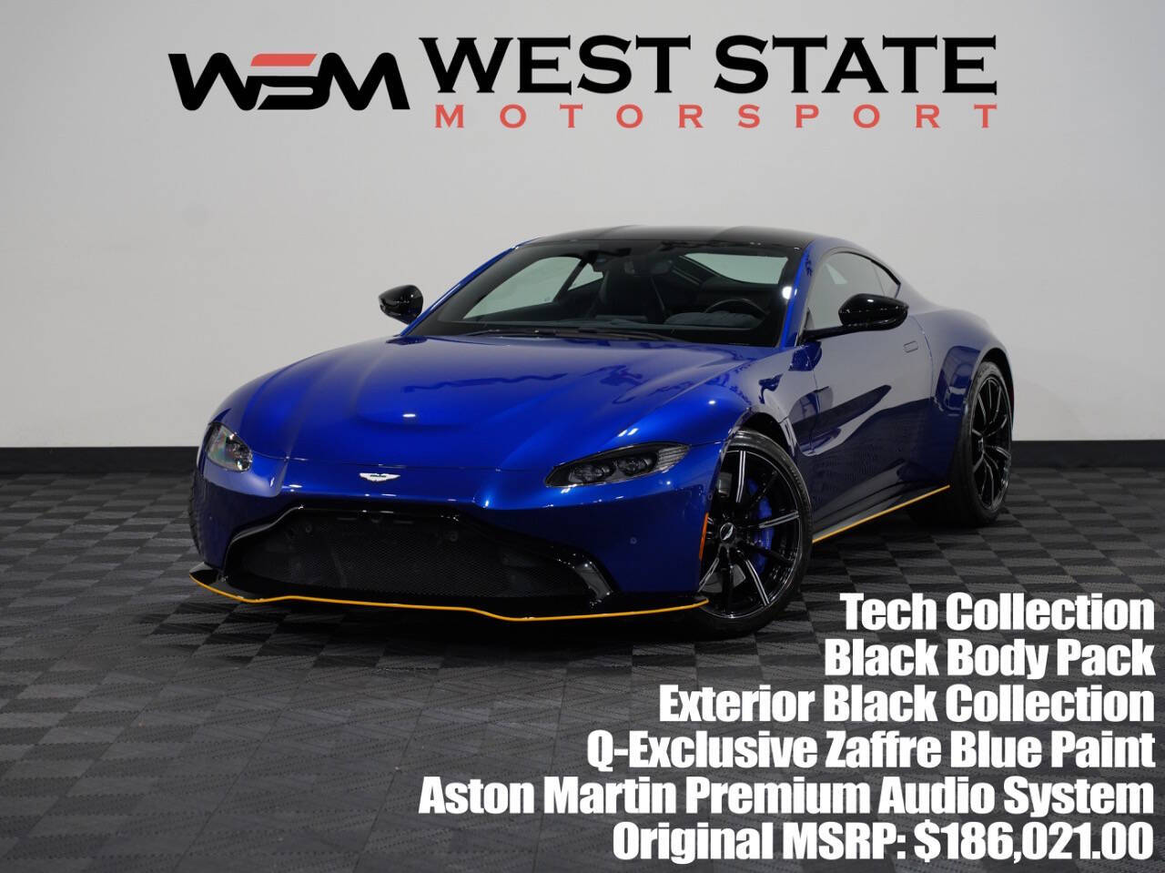 Q ZAFFRE BLUE, 2019 ASTON MARTIN VANTAGE Image 