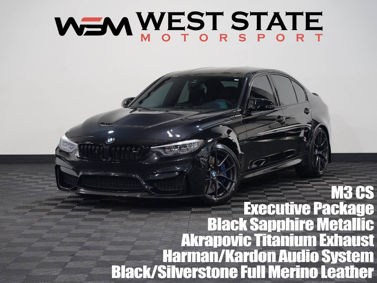 BLACK SAPPHIRE METALLIC, 2018 BMW M3 Image 