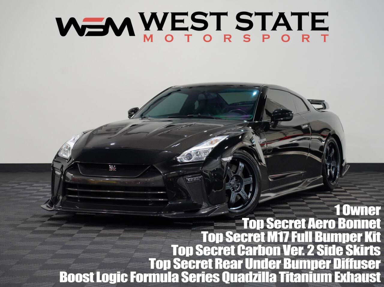 JET BLACK, 2016 NISSAN GT-R Image 