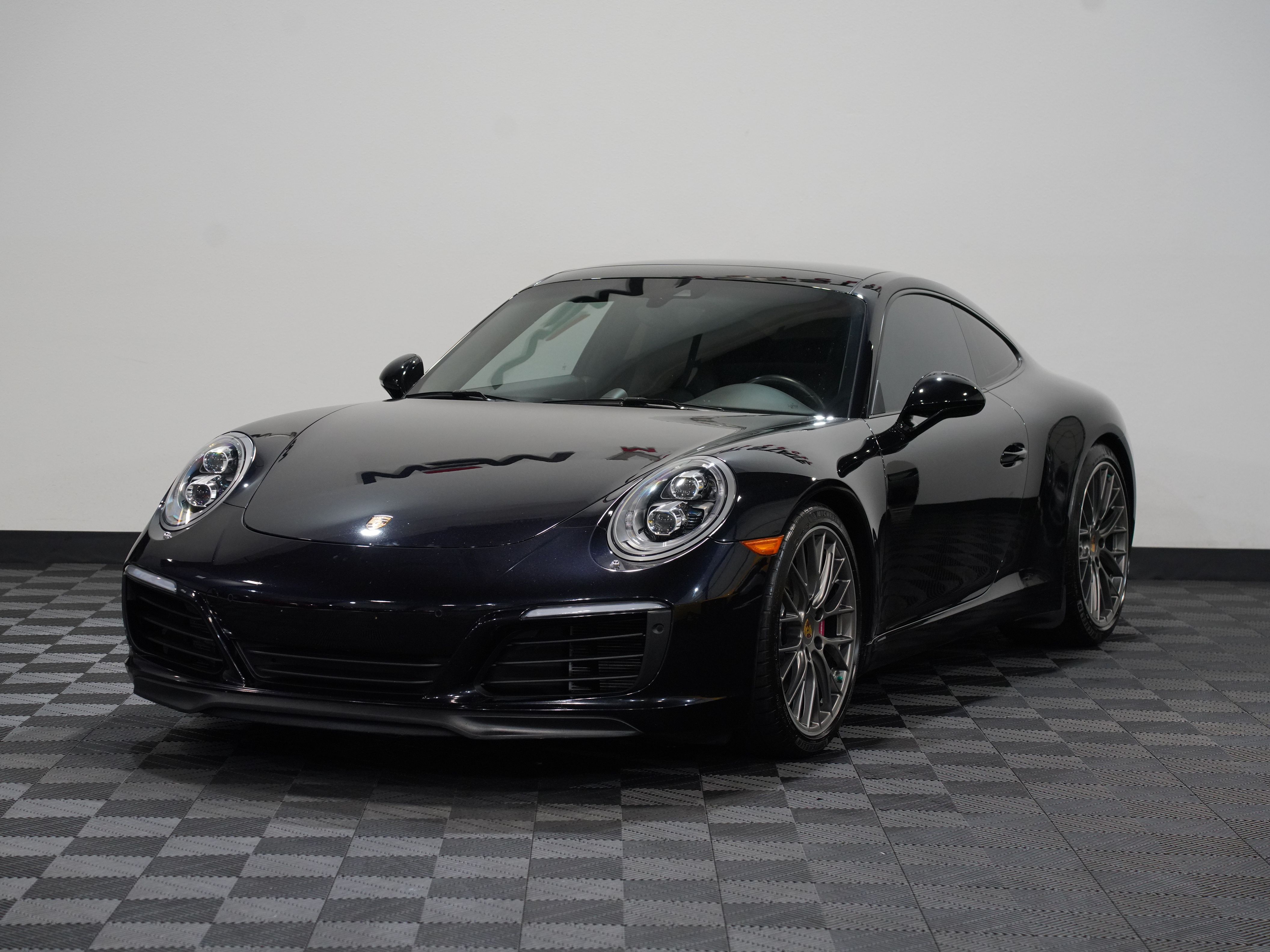 BLACK, 2017 PORSCHE 911 Image 3