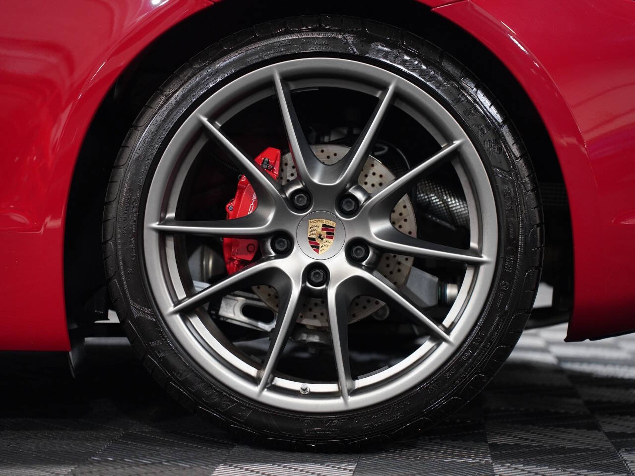 CARMINE RED, 2015 PORSCHE CAYMAN Image 44