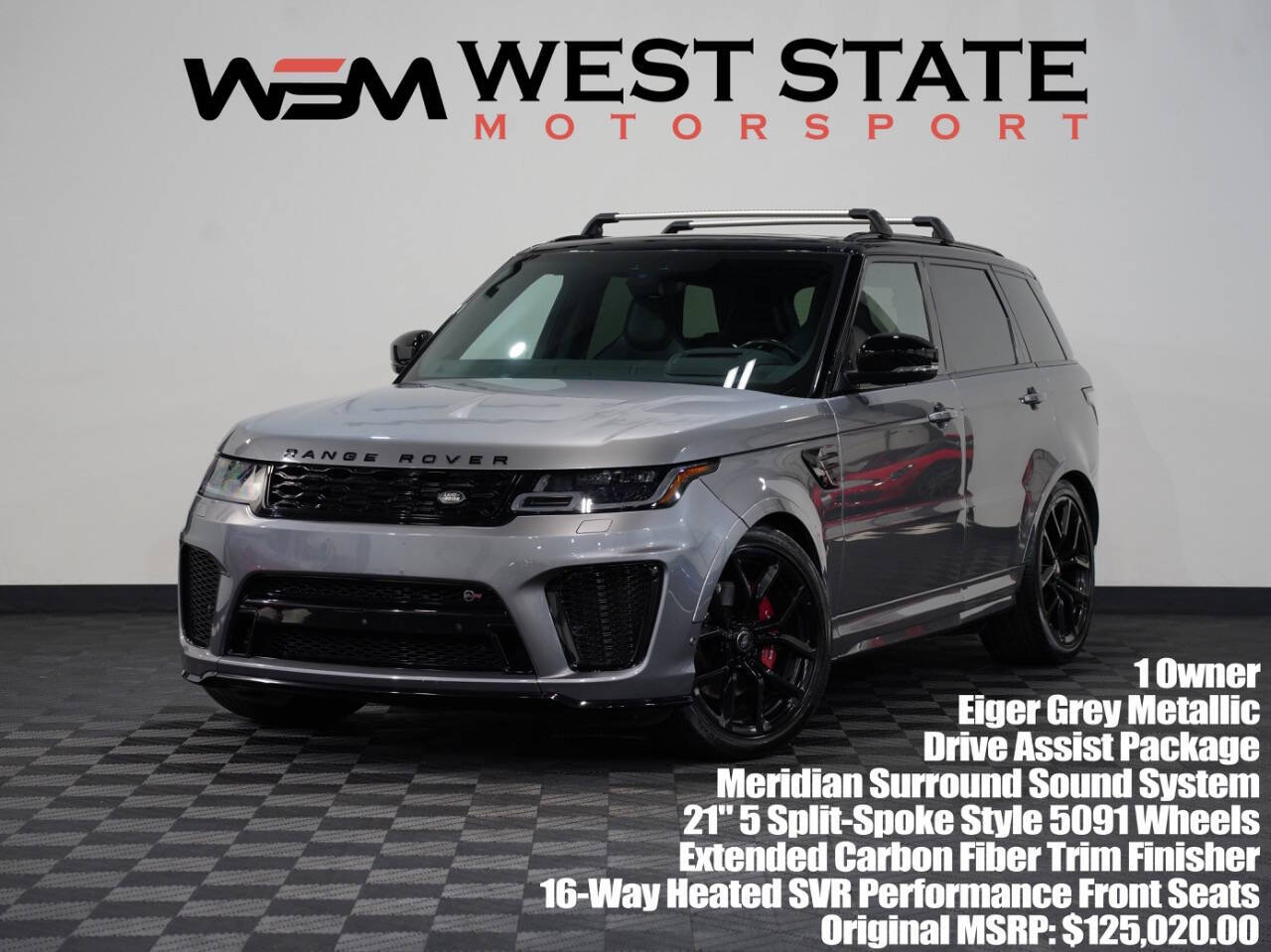 EIGER GREY METALLIC, 2020 LAND ROVER RANGE ROVER SPORT Image 