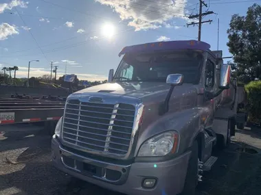 SILVER, 2012 FREIGHTLINER DUMP WITH TRANSFER PUP Image 