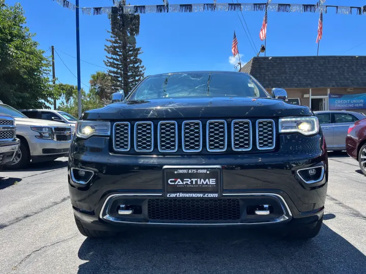 BLACK, 2017 JEEP GRAND CHEROKEE OVERLAND Image 7