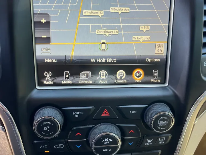 BLACK, 2017 JEEP GRAND CHEROKEE OVERLAND Image 30