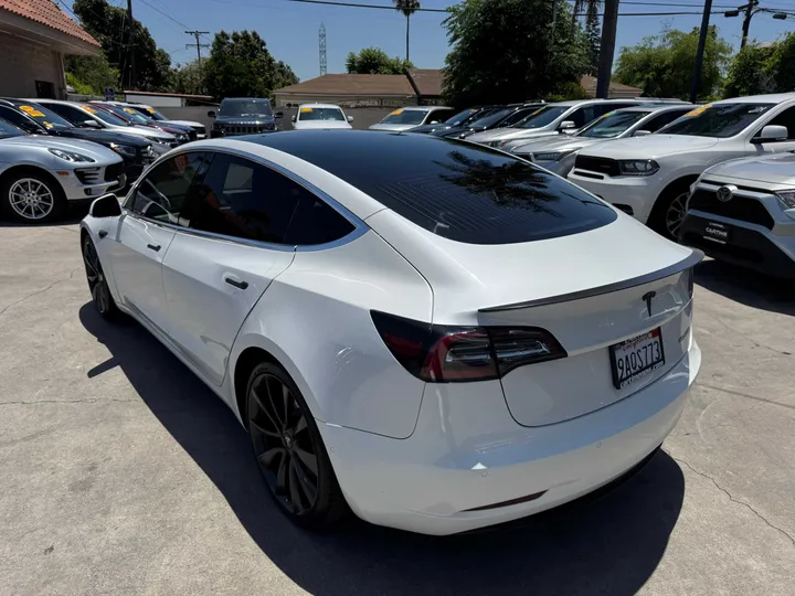 WHITE, 2020 TESLA MODEL 3 PERFORMANCE Image 6