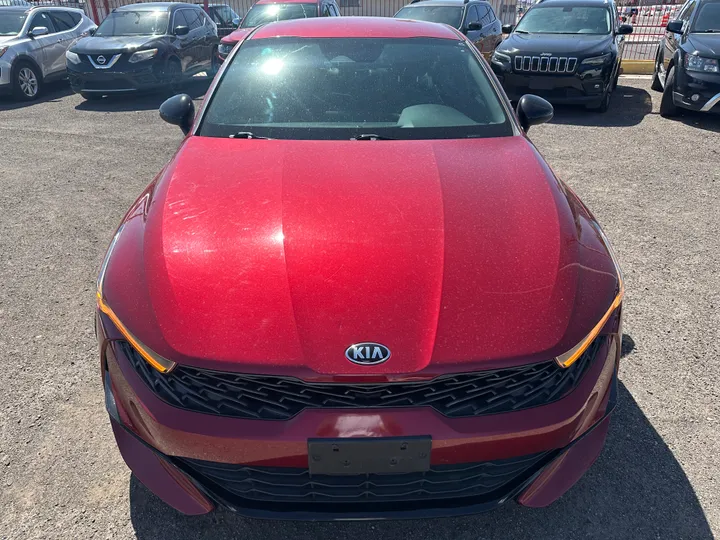 BURGUNDY, 2021 KIA K5 Image 2