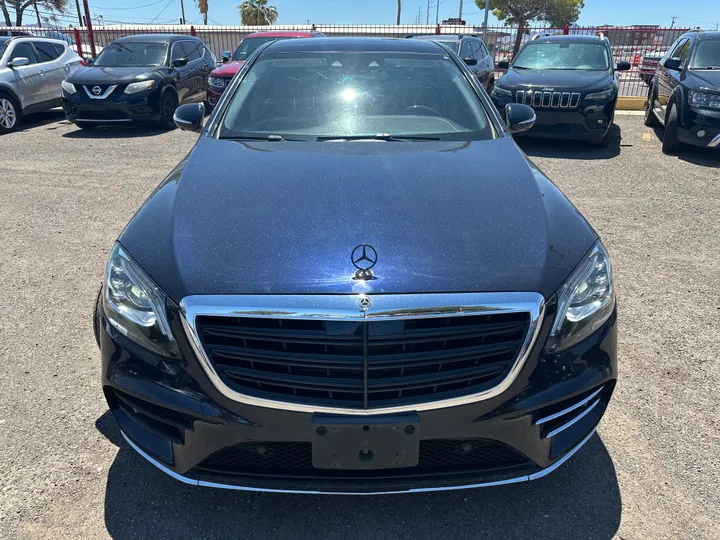 BLUE, 2018 MERCEDES-BENZ S-CLASS Image 2