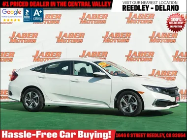 WHITE, 2020 HONDA CIVIC Image 