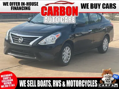 BLACK, 2018 NISSAN VERSA Image 