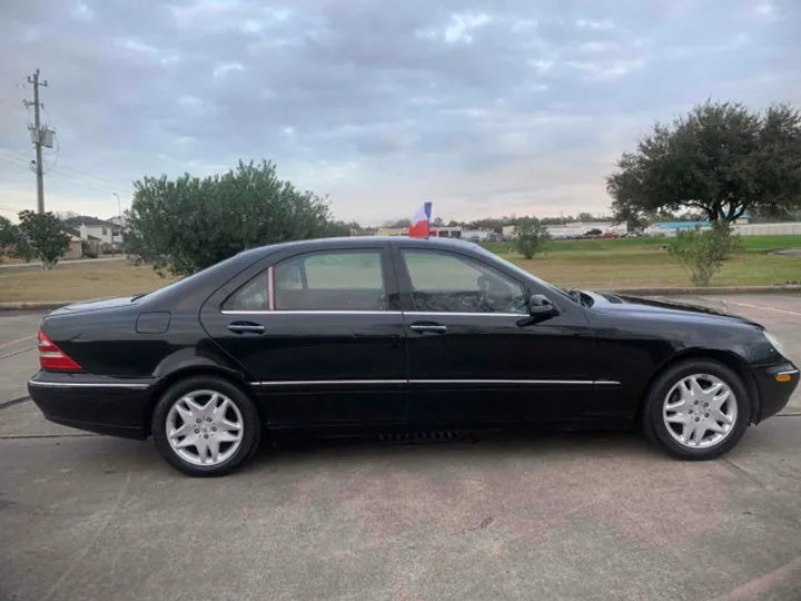 BLACK, 2001 MERCEDES-BENZ S-CLASS Image 6