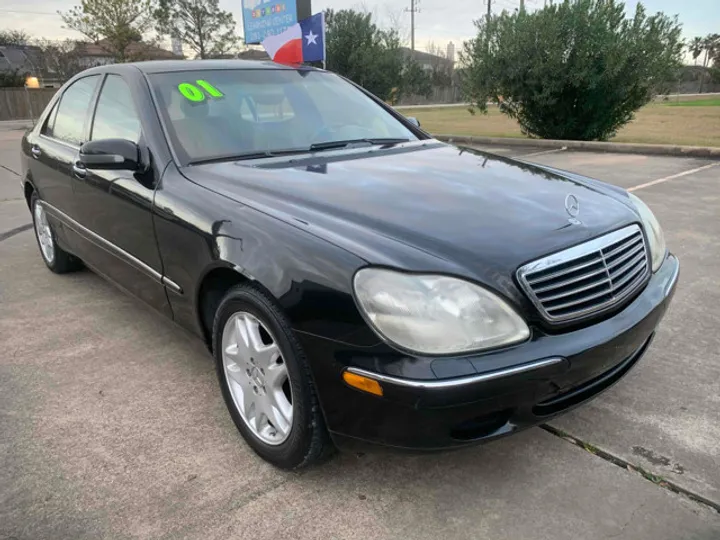 BLACK, 2001 MERCEDES-BENZ S-CLASS Image 7