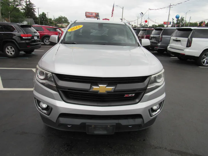 SILVER, 2015 CHEVROLET COLORADO CREW CAB Image 3