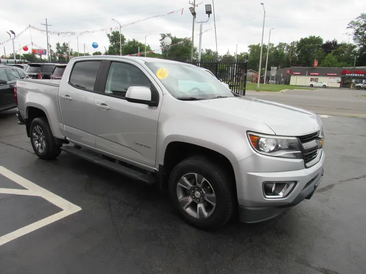 SILVER, 2015 CHEVROLET COLORADO CREW CAB Image 4