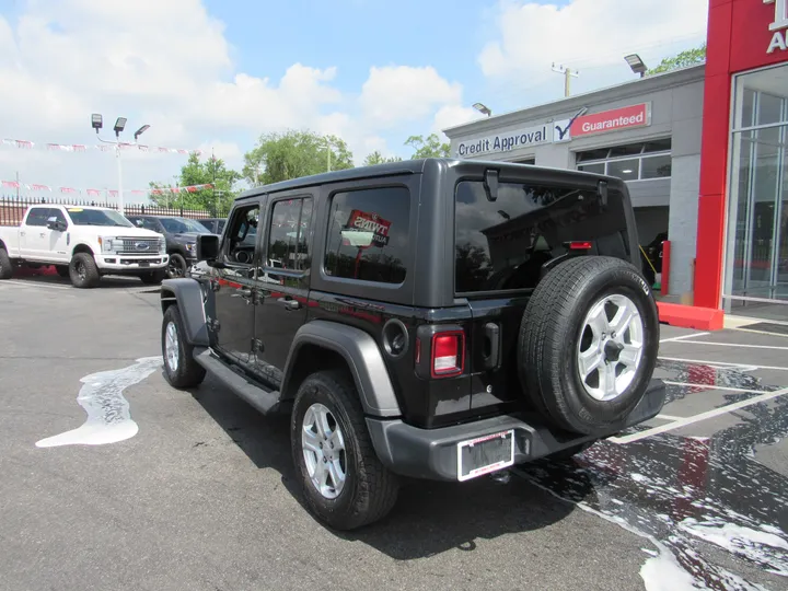 BLACK, 2020 JEEP WRANGLER UNLIMITED Image 2