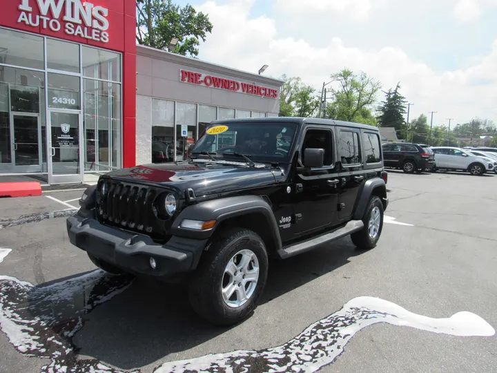 BLACK, 2020 JEEP WRANGLER UNLIMITED Image 5