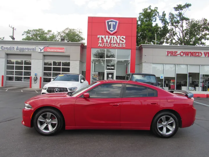 RED, 2015 DODGE CHARGER Image 1